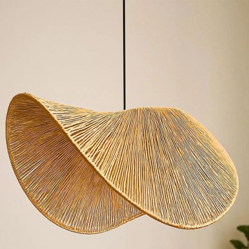 BOHO Raffia Cord Pendant Light 1xE27/40W/230V