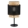 BOHO Table Lamp 1xE27/15W/230V Black/Rattan