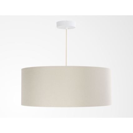 BOHO TRINITI cord pendant light 1xE27/60W/230V, Ø 50 cm, cream