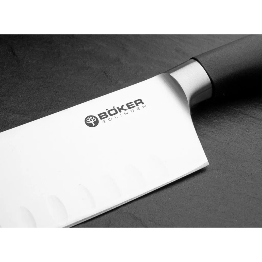 Böker - CORE PROFESSIONAL Santoku Kitchen Knife 16.5 cm, Black
