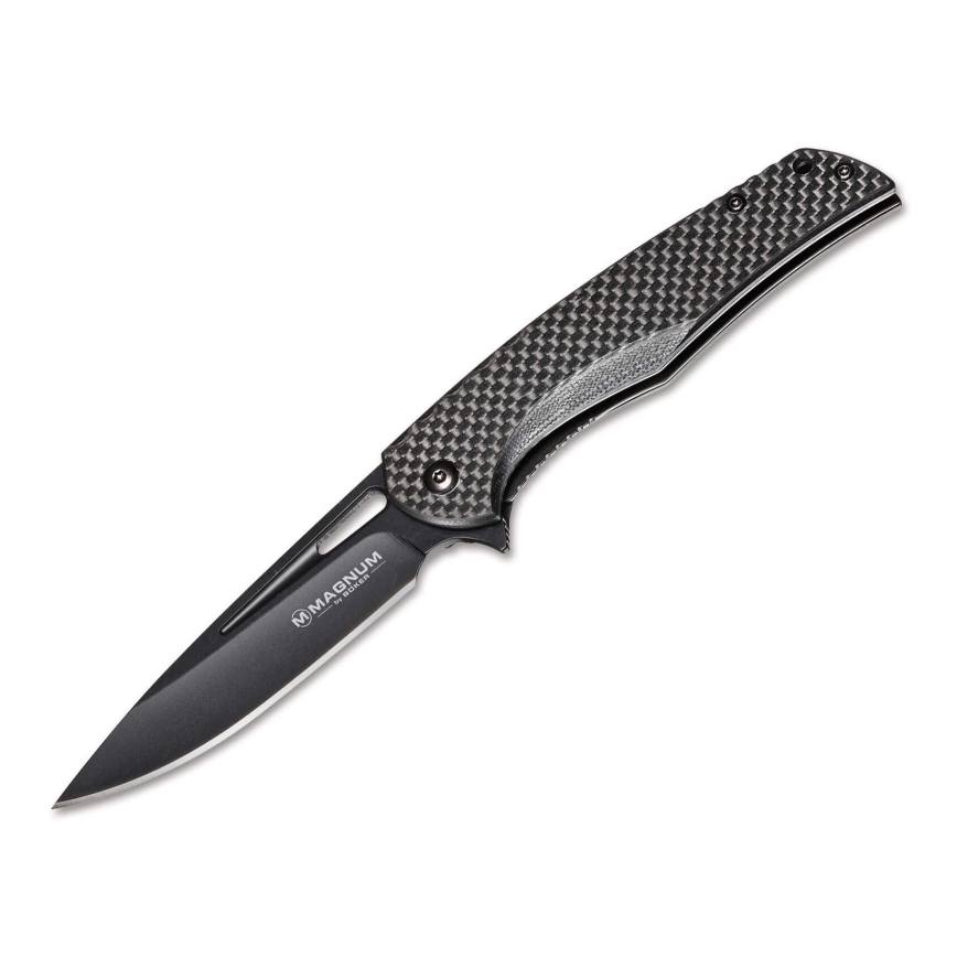 Böker - Pocket knife Magnum Black Carbon 20,5 cm