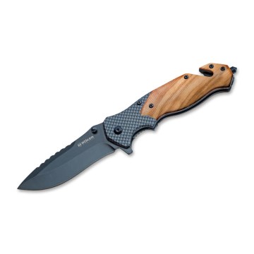 Böker - Pocket knife Magnum Blomkvist Olive 20,5 cm olive wood