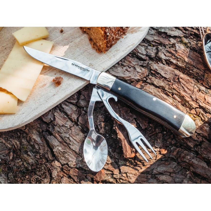 Böker - Pocket knife with cutlery Magnum Bon Appetite 18,7 cm pakka
