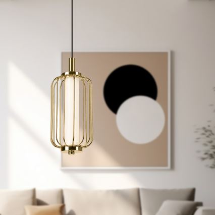 BONNIE cable-hung LED pendant LED/10W/230V 3000K gold