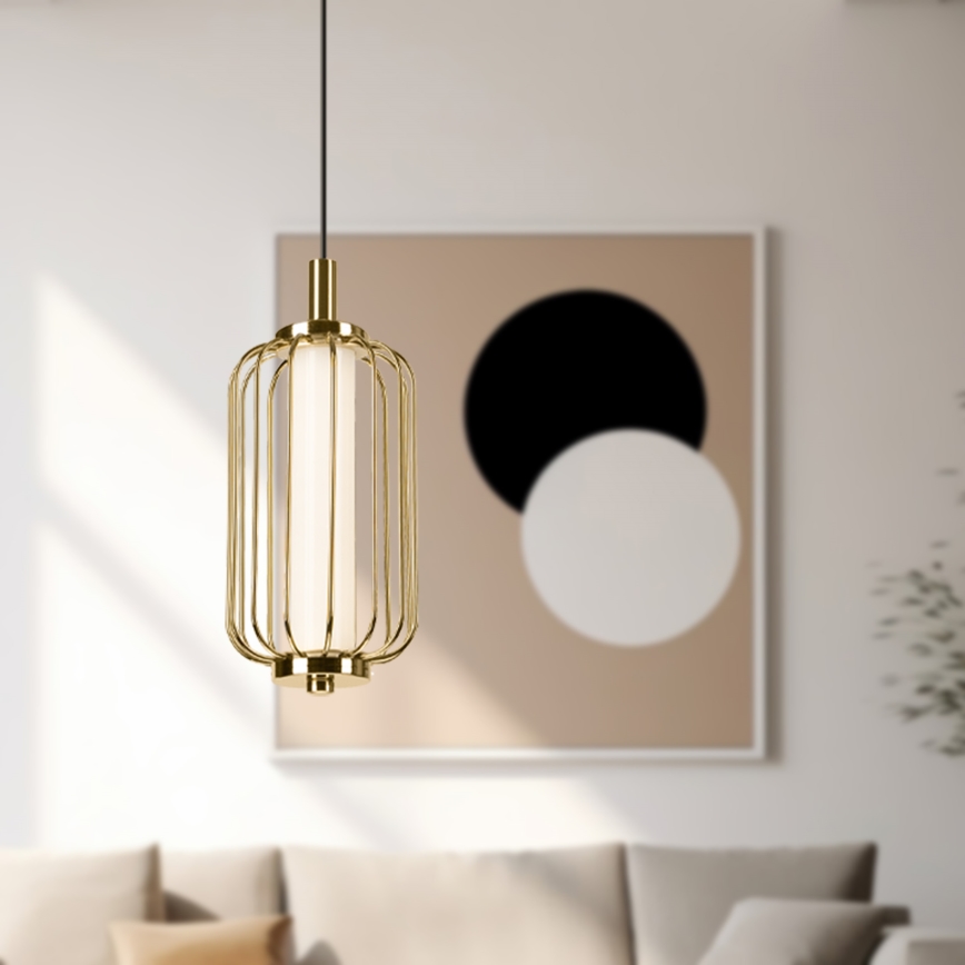 BONNIE cable-hung LED pendant LED/10W/230V 3000K gold