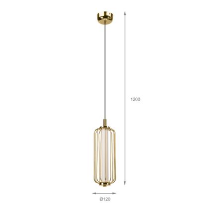 BONNIE Cable-Mounted LED Chandelier LED/15W/230V 3000K Gold