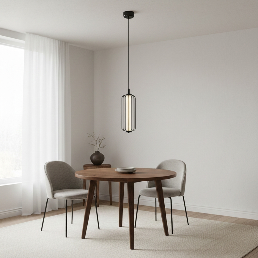 BONNIE Cable-Suspended LED Chandelier, 15W/230V, 3000K — Black