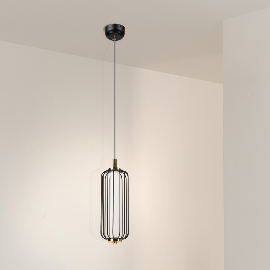 BONNIE Cable-Suspended LED Chandelier, 15W/230V, 3000K — Black