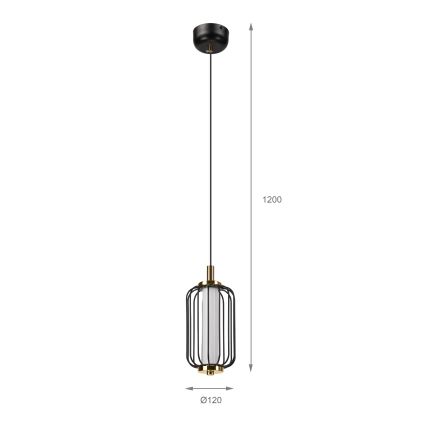 BONNIE LED Cable Pendant Light 10W 230V 3000K Black