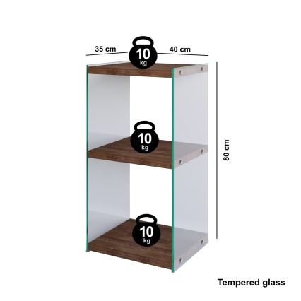Bookcase 80x40 cm pine