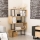 Bookcase ADRIANA 124x91,5 cm beige/black