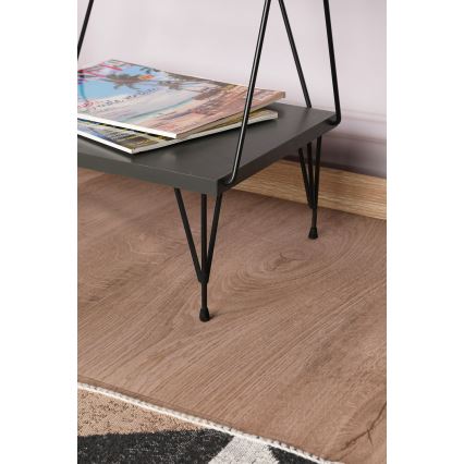 Bookcase BALABAN 165x48 cm anthracite/black