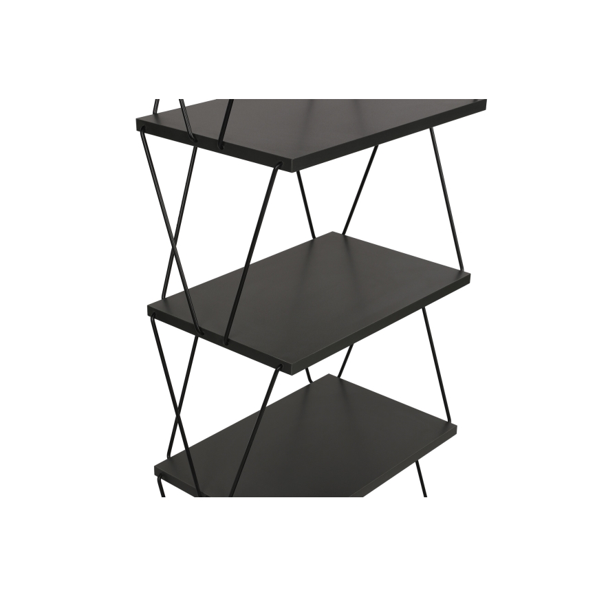 Bookcase BALABAN 165x48 cm anthracite/black