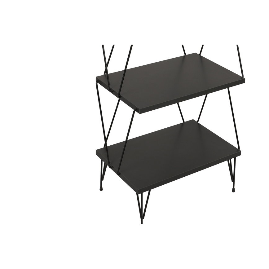 Bookcase BALABAN 165x48 cm anthracite/black