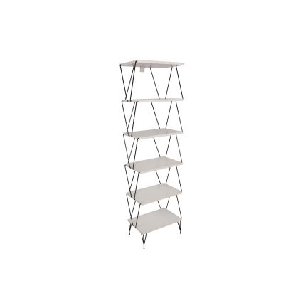 Bookcase BALABAN 165x48 cm white/black