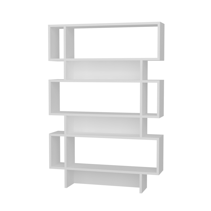 Bookcase ELZE 130,8x90 cm white