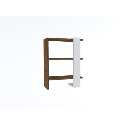 Bookcase GAYE 70x51,8 cm white/brown