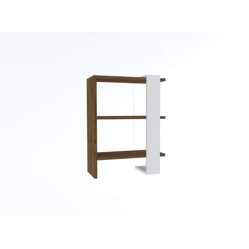 Bookcase GAYE 70x51,8 cm white/brown