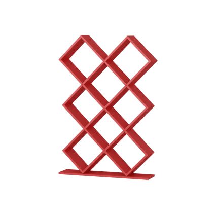 Bookcase KUMSAL 129x90 cm red