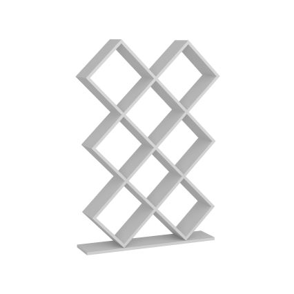 Bookcase KUMSAL 129x90 cm white