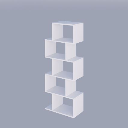 Bookcase MERIC 15x60 cm white