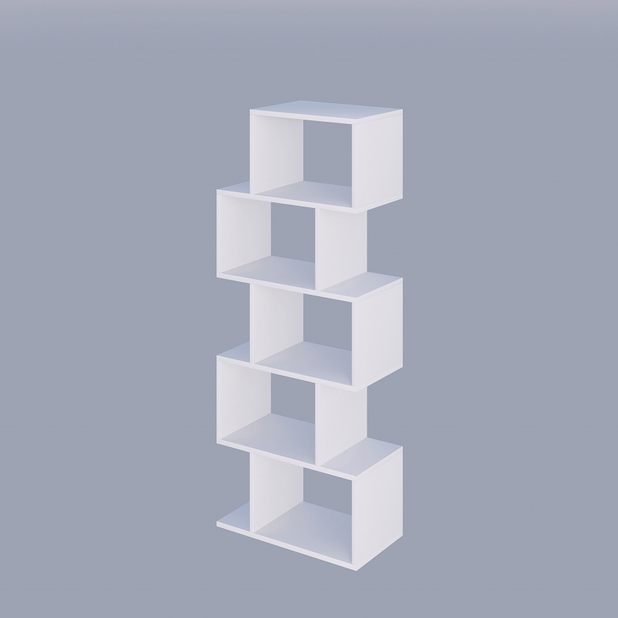 Bookcase MERIC 15x60 cm white