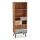 Bookcase MEZO 180x60 cm oak wotan
