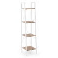 Bookcase NARVIK 148x34 cm white/oak sonoma