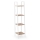 Bookcase NARVIK 148x34 cm white/oak sonoma