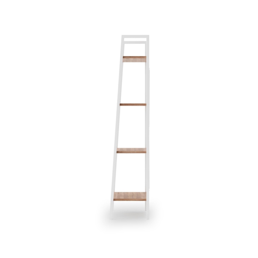 Bookcase NARVIK 148x34 cm white/oak sonoma