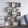 Bookcase NILUFER 156x90 cm brown