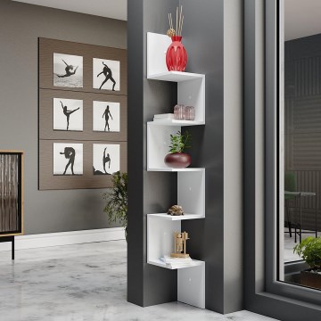 Bookcase PORIISIO 151x22 cm white