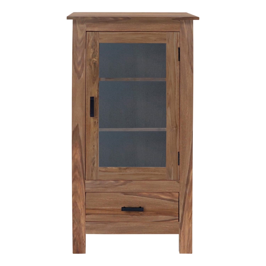 Bookcase RAMI 120x60 cm solid wood/rosewood