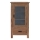 Bookcase RAMI 120x60 cm solid wood/rosewood