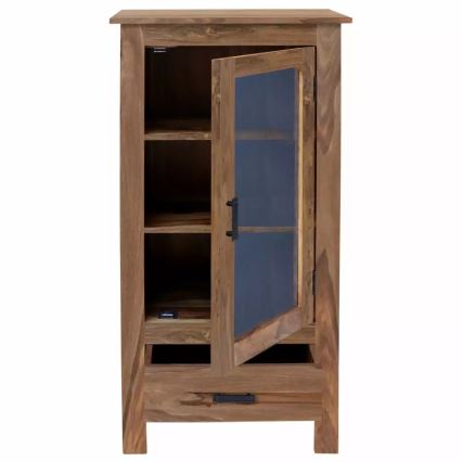 Bookcase RAMI 120x60 cm solid wood/rosewood