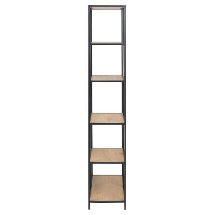 Bookcase SARON oak/black