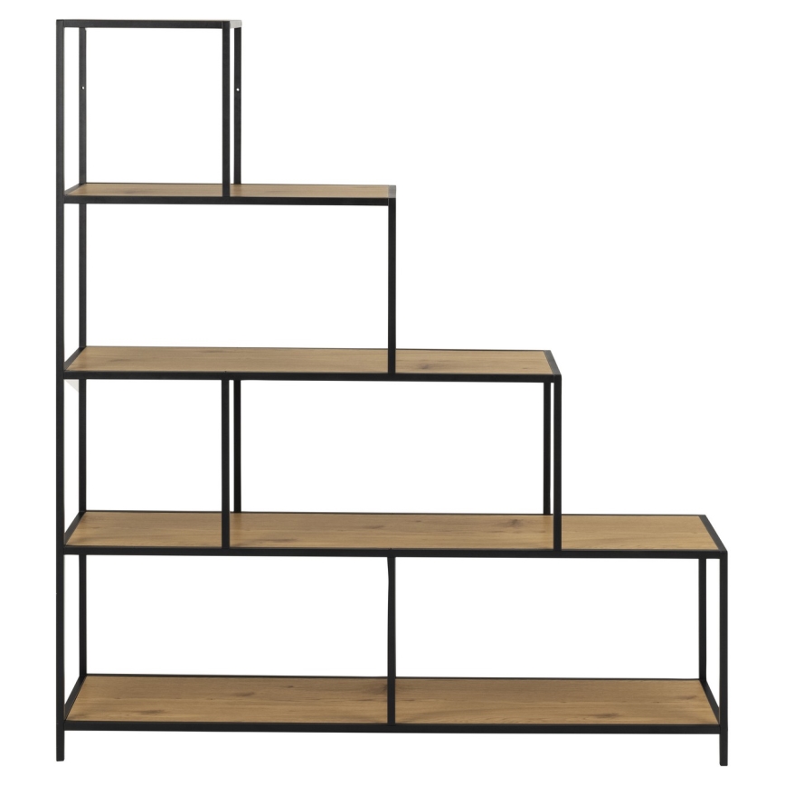 Bookcase SARON oak/black