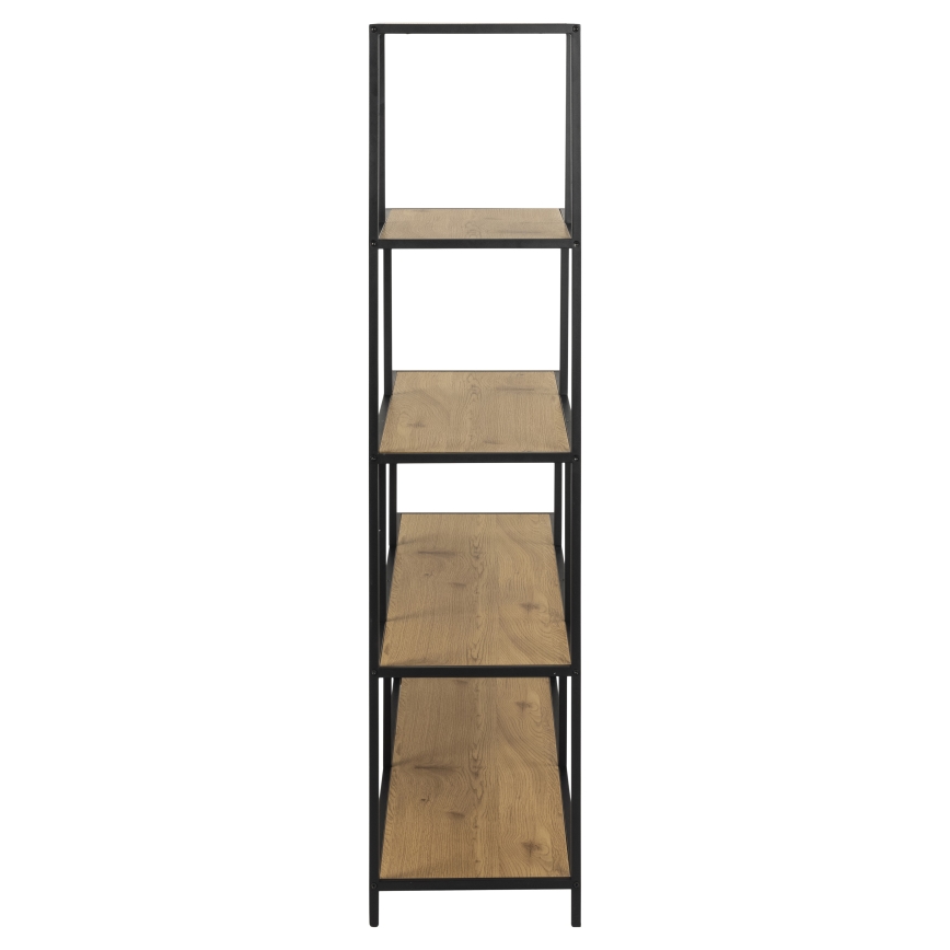 Bookcase SARON oak/black