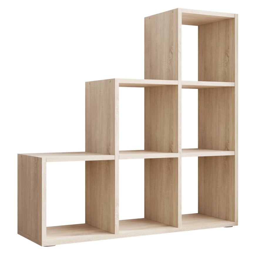 Bookcase TRIO 108x105 cm oak sonoma