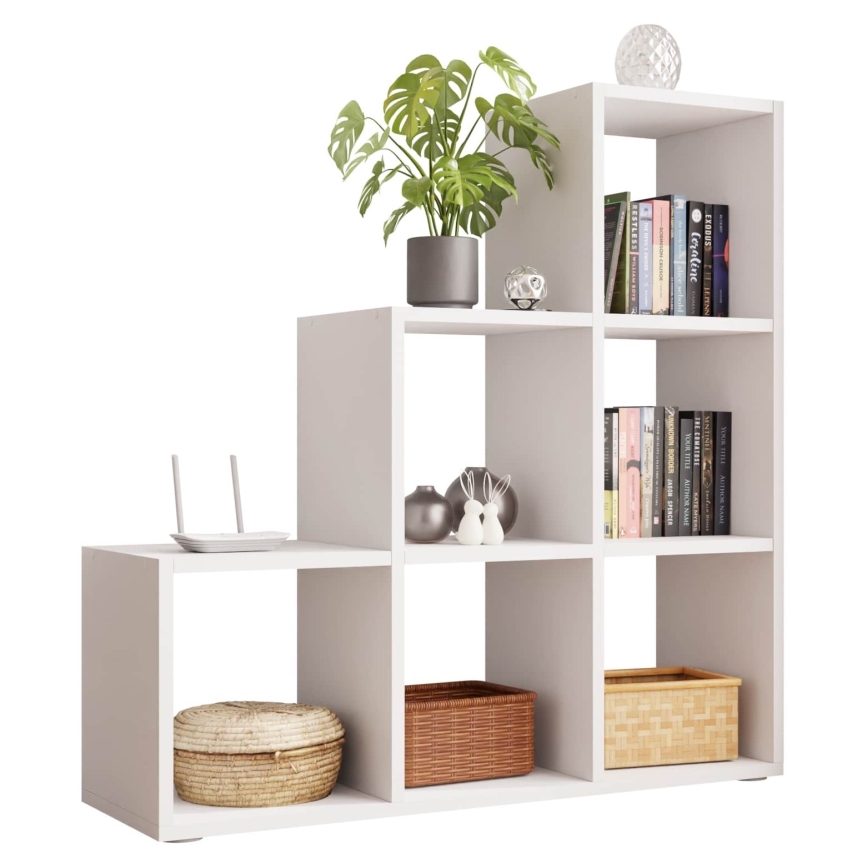 Bookcase TRIO 108x105 cm white