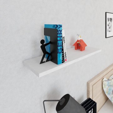 Bookend ADAM 20x14 cm black