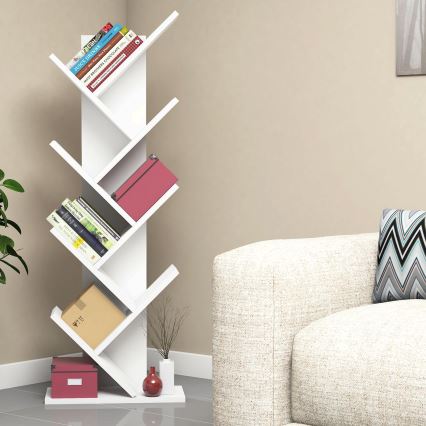BOOKIE White Bookcase