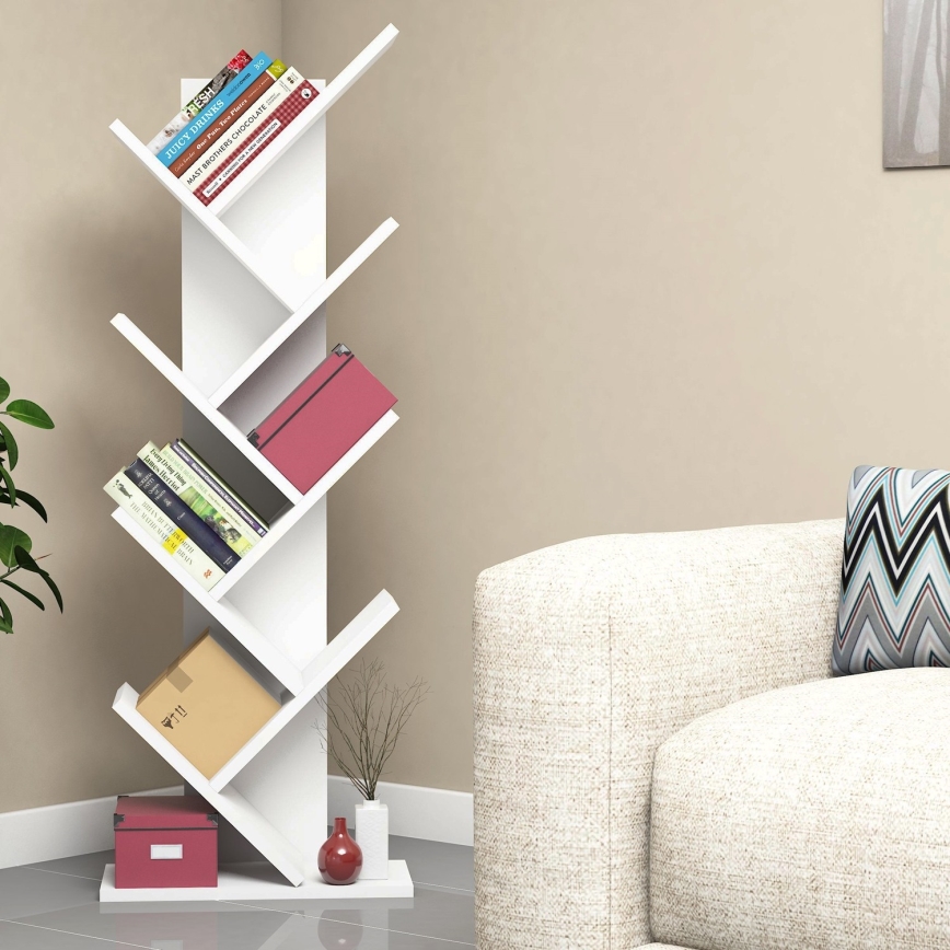 BOOKIE White Bookcase