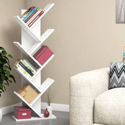 BOOKIE White Bookcase