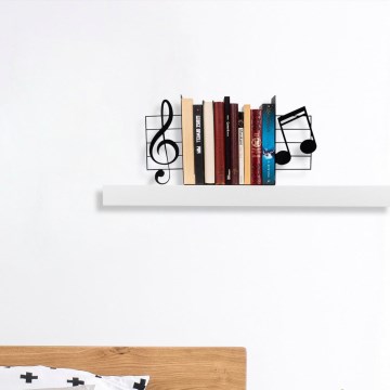 Bookstop 22x35,5 cm black