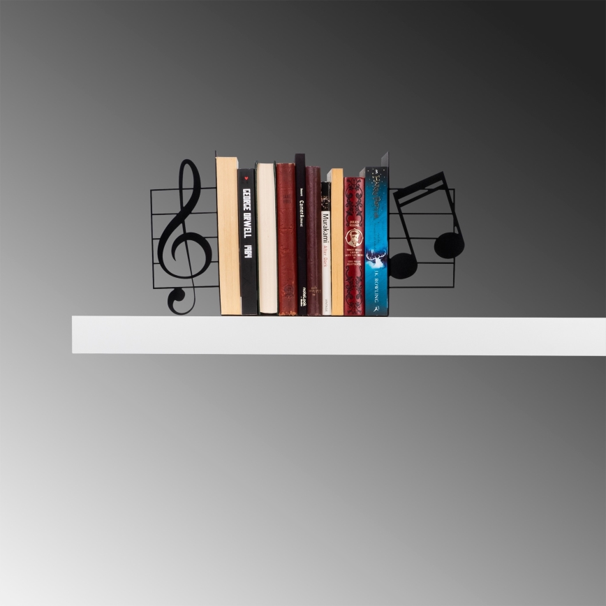 Bookstop 22x35,5 cm black