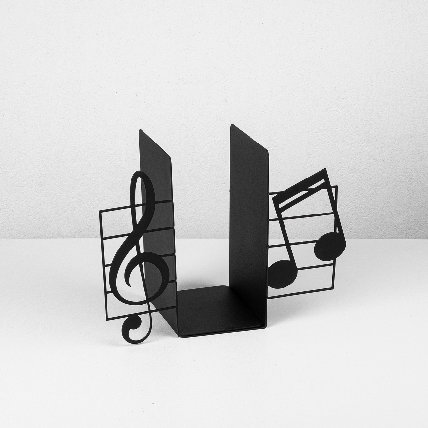 Bookstop 22x35,5 cm black