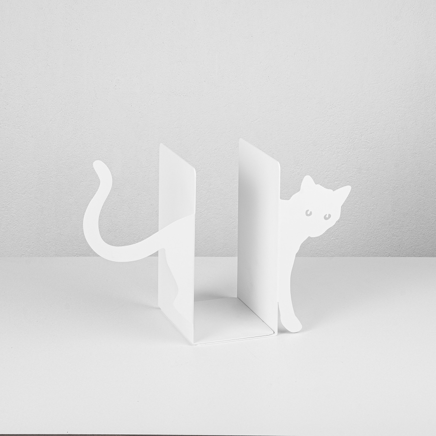 Bookstop 22x35 cm white