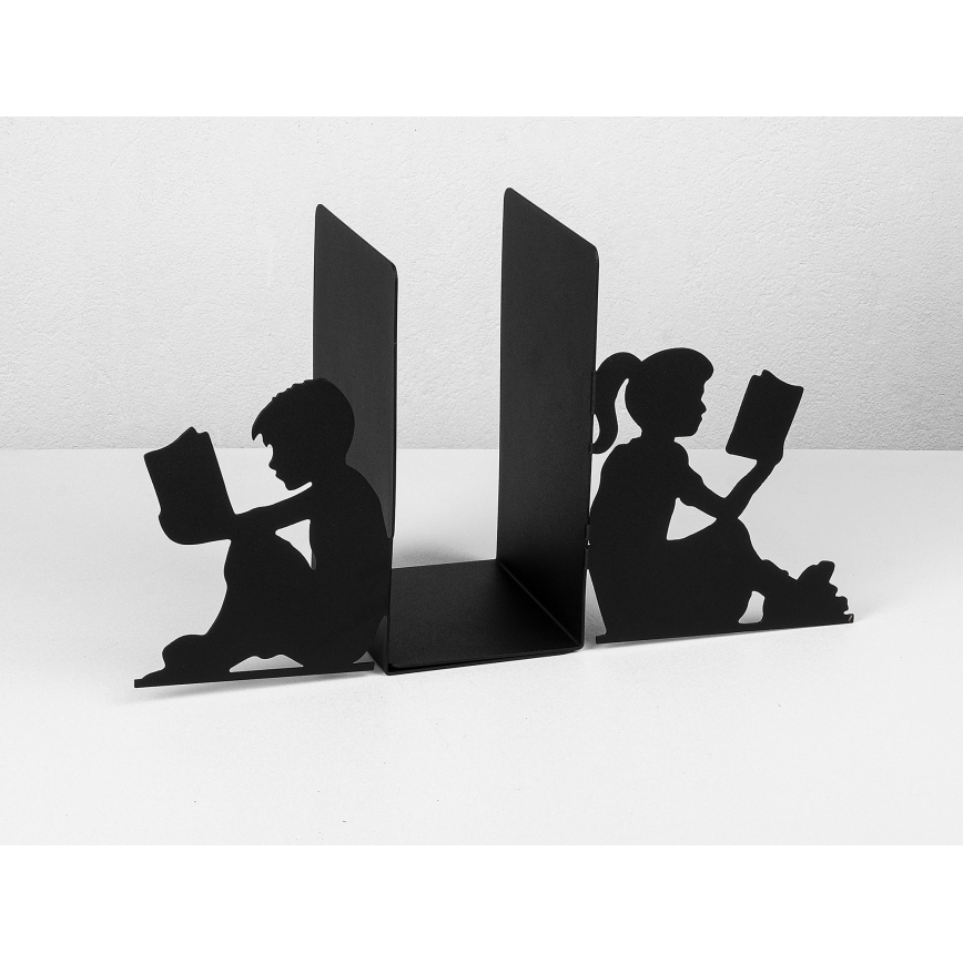 Bookstop 22x40,5 cm black