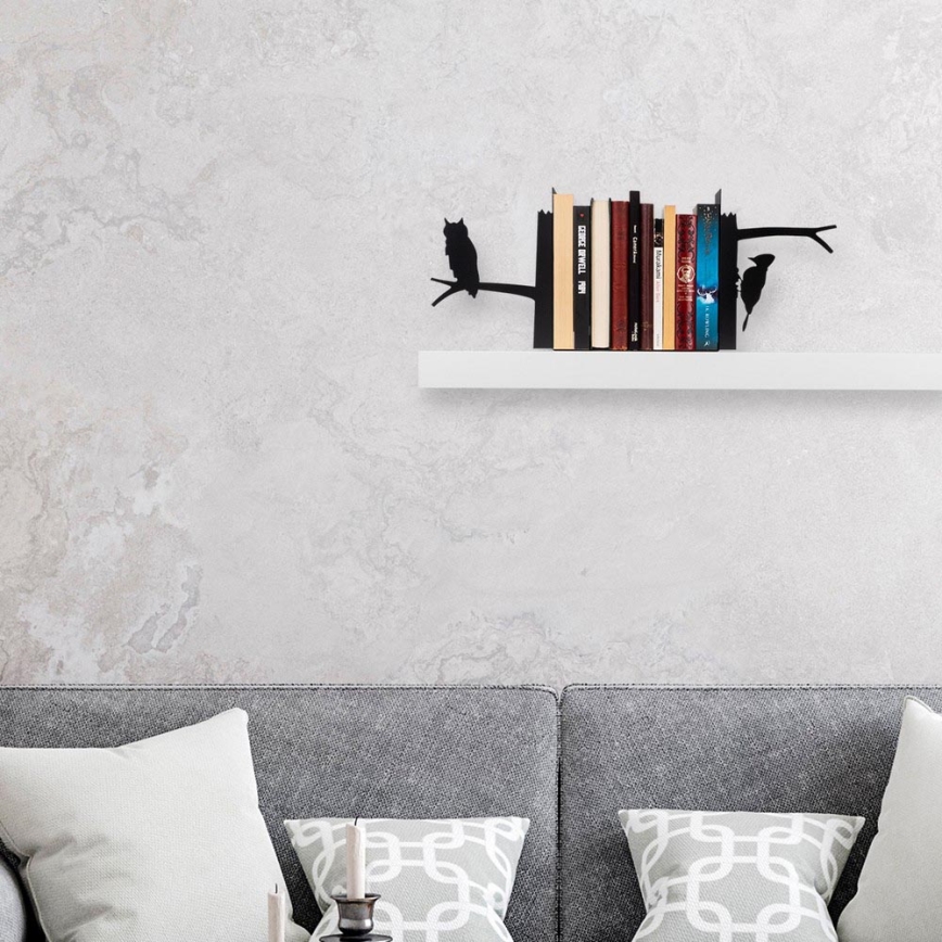 Bookstop 22x44 cm black